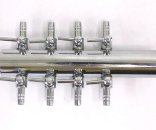BOYU Флейта воздушная металлическая, 8 краников (AD-021)